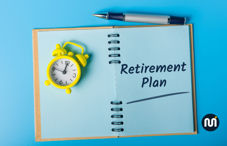 A 401(k) statement lying flat on a kitchen